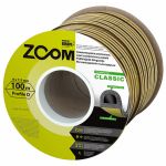 Blīvgumija ZOOM Classic  "D", balta, 9x7,5 mm, 100 m