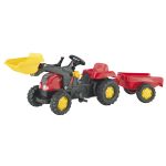 Pedāļu traktors ar kausu Rolly Kid-X Sarkans 023127