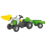 Pedāļu traktors ar kausu Rolly Kid-X Zaļš 023134