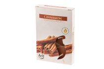 Aromātiskās tējas sveces POLAR Cinnamon 281942, 6gab