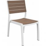 Dārza krēsls Keter Harmony 47 x 60 x 86cm, balts/bēšs