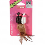 Rotaļlieta kaķiem Zolux Divas peles, 5 cm
