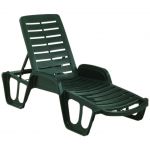 Guļamkrēsls FISSO 71x192x45cm, zaļš