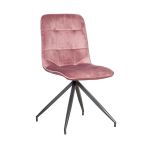 Krēsls RIMINI 10285, 48.5x59xH88 cm, rozā