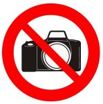 Uzlīme "Fotografēt aizliegts" D10cm