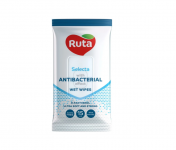 Mitrās salvetes Ruta Selecta ar antibakteriālu efektu, 15gb