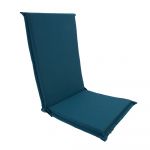 Pārsegs krēslam ar atzveltni SUMMER 48x115x4.5 cm, tumši zils