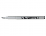 Marķieris permanents Artline 0.4mm, melns
