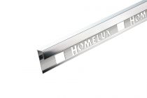 Alumīnija sienas flīžu apdares liste Homelux 9 mm/2.5 m, sudraba