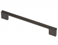 Dekoratīvs rokturis GTV UZ-819160-12, L-16 cm, melns hroms