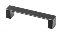 Dekoratīvs rokturis GTV ARES UA-ARS128-20, L- 12.8 cm, melns