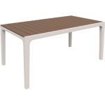 Dārza galds KETER Harmony 29201231587, 160x90x74 cm, balts/bēšs