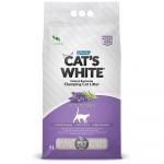 Cementējošie pakaiši kaķiem CAT'S WHITE ar lavandas smaržu, 5L