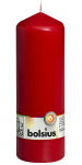 Cilindra svece BOLSIUS 200x68 mm, sarkana