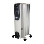 Eļļas radiators BESK 1500 W, 7 sekcijas