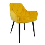 Krēsls BRITA 61x57x83 cm, dzeltens