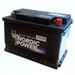 Akumulators Nordic Power 12V, 100Ah, 830A AKB, 353x175x190