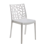 Dārza krēsls BICA Matrix 16352, 47x55x82 cm, balts