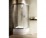 Dušas stūris Radaway Premium Plus A, 900x900mm, h=1700, hroms/caurspīdīgs stikls, 30401-01-01N