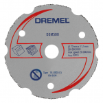 Universāls karbīda disks Dremel 77 mm (DSM500)
