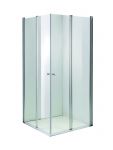 Dušas stūris Vento Prato, 90x90x195, caurspīdīgs stikls ''Easy Clean'' 6mm, bez paliktņa, A622-9