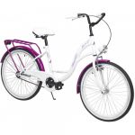 Pilsētas velosipēds AZIMUT Julie 24' AZI21082 balts/violets 