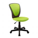Darba krēsls BIANCA poliesters\ādas aizvietotājs, 42x51xH82-94 cm, zaļš