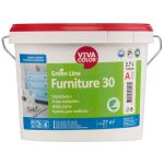 Krāsa mēbelēm Vivacolor Green Line Furniture 30 Pusmatēta A-bāze 2.7L