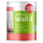Krāsa sienām Vivacolor Green Line Wall 4 Pilnīgi matēta A-bāze 0.9L