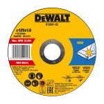 Griešanas diski metālam DeWALT 125x1.0x22.23 mm, 10 gab, DT3507-QZ