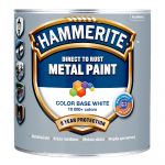 Krāsa metālam HAMMERITE SMOOTH BW 2.5l, spīdīga