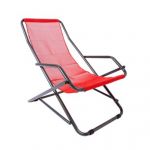 Krēsls CRETEX 638067, 65x100xH80cm, sarkans