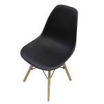 Krēsls ENZA 52.5x46.5xH81.5 cm, melns