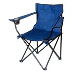 Kempinga krēsls 50x50x80 cm, Zils