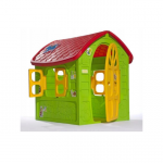 Bērnu rotaļu māja LN7412, zaļa, 120x113x111 cm