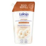 Šķidrās ziepes Luksja Cotton milk&Vitamins Refill 900 ml