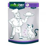 Konservi pieaugušiem kaķiem Master ar truša gaļu 80 g