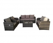 Mēbeļu komplekts HL-5S-22058, Galds+2 dīvāni+2 regulējami krēsli