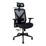 Biroja krēsls MIKE 64x65xH110-120 cm, melns