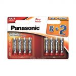 Baterijas Panasonic Pro Power AA, LR6PPG/8B (6+2)