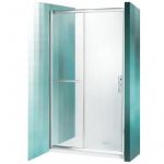 Dušas durvis Roltechnik PXD2N 1600, h2000mm, brilliants/stikls