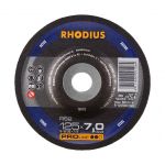 Slīpēšanas disks Rhodius RS2, 125x7.0x22.23 mm, 200213