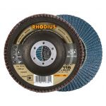 Vēdekļveida slīpēšanas disks Rhodius LSZ F1, 115x22.23 mm, K60, 202662