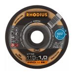 Griešanas disks tēraudam Rhodius FT38 INOX, 115x1.0mm
