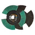 Vēdekļveida slīpēšanas disks Rhodius LSZ F Vision, 125x22.23 mm, K60, 207078
