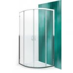 Dušas kabīne Roth LLR2/900, h190 cm, pusapaļa, brilliants/stikls