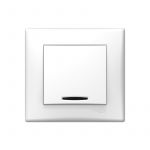 Slēdzis/pārslēdzis SCHNEIDER Sedna SDN1590121, ar lampu, balts
