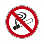 Zīme "Smēķēt aizliegts" D10cm 