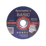 Metāla griešanas disks Specialist BASIC 125x1.2x22 mm