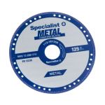 Dimanta disks metālam Specialist+ 125x1.4x22.23 mm